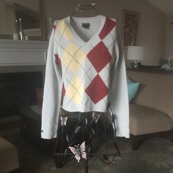 Collegiate Argyle Sweater - Picture 1 of 4